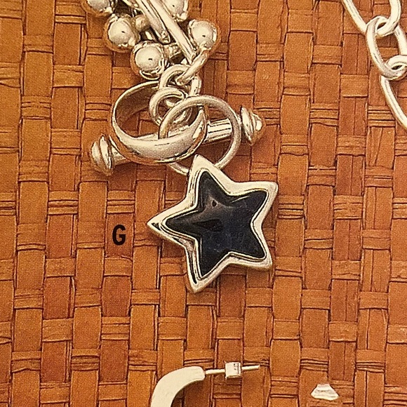 Silpada Blue Sodalite Star Sterling Silver Pendant / Charm S1268 - Picture 6 of 10